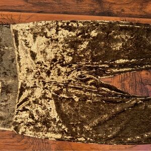 Rock & Roll Cowgirl Gold Velvet Flare Pants